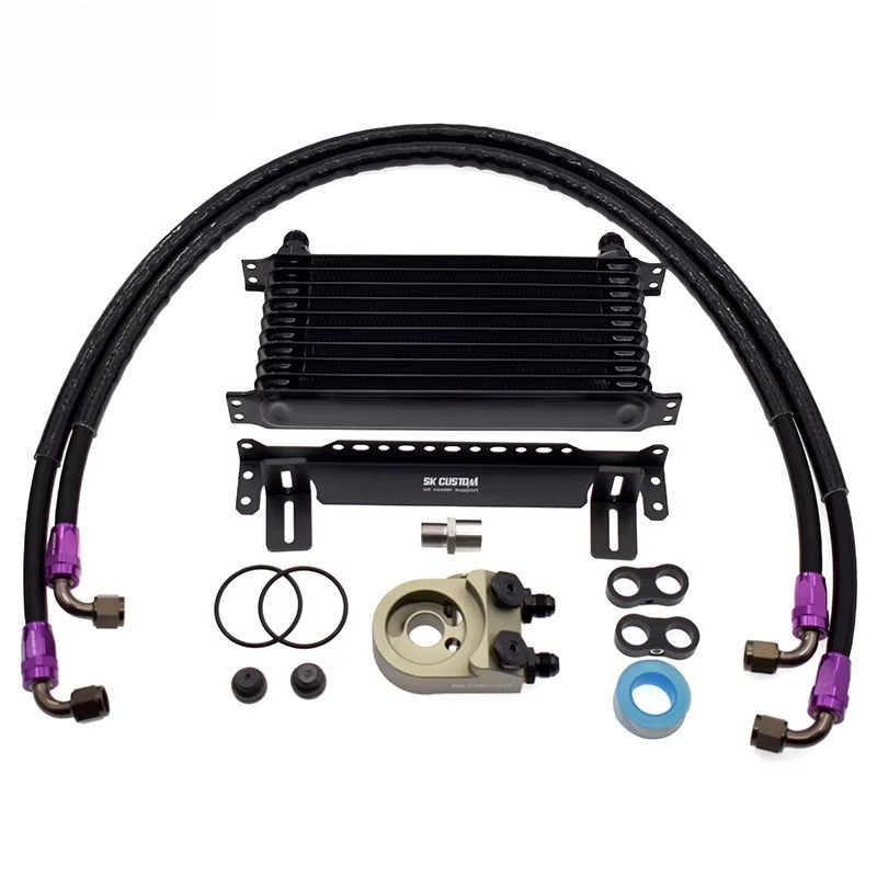 Oil Filter - Engine Radiator Cooler Kit For Honda