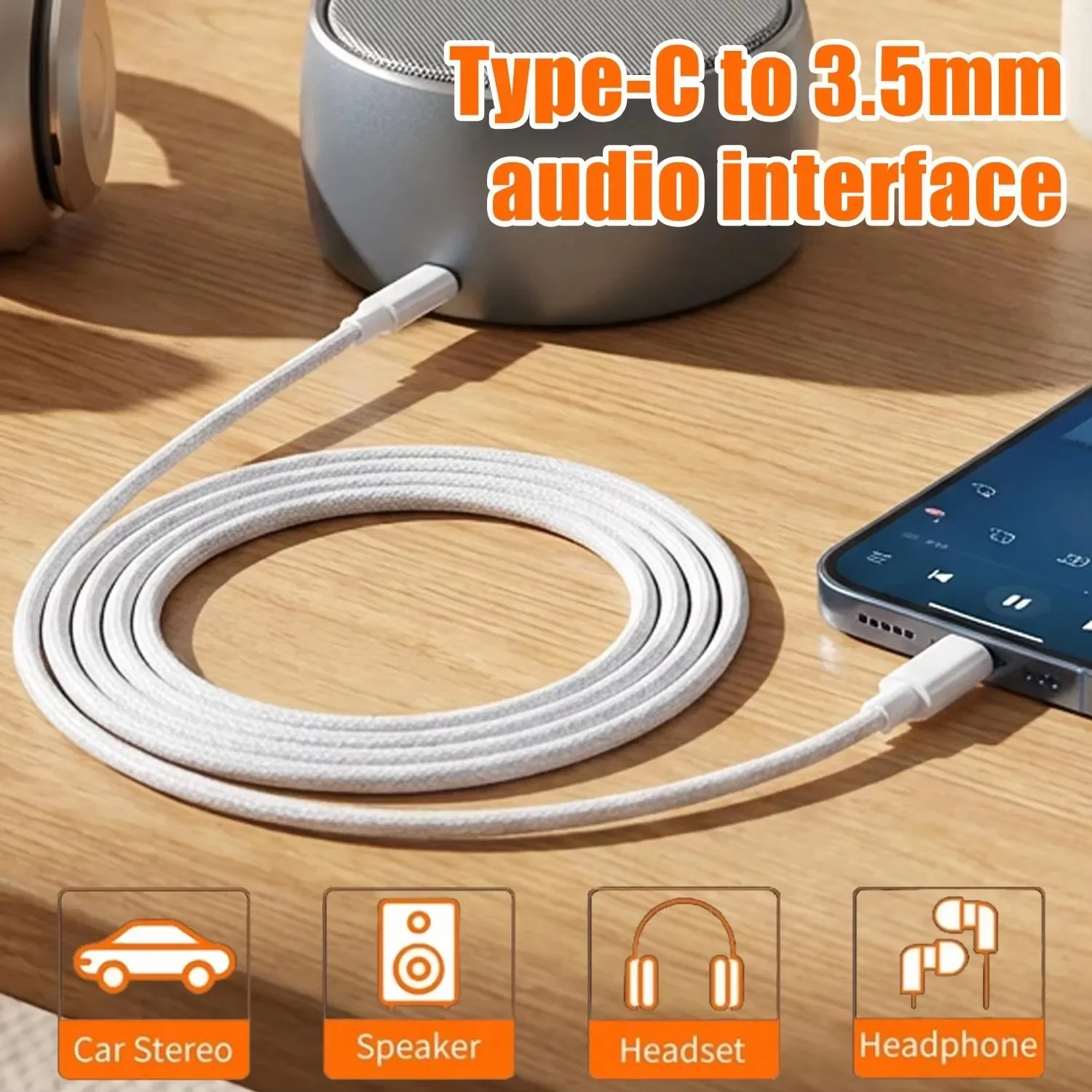 USB C to 3.5mm Male AUX Audio  - đánh giá và giá Car Jack